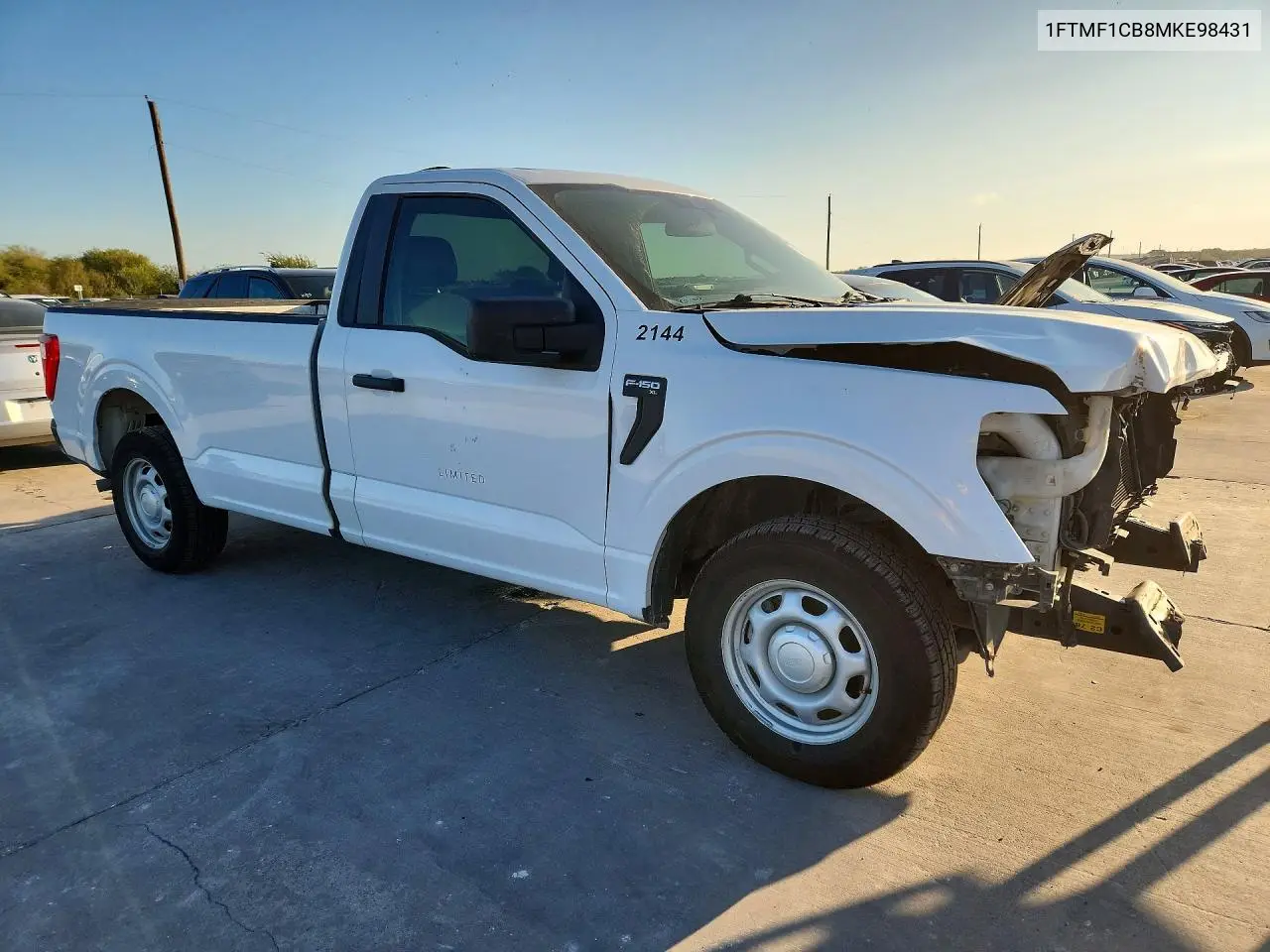 2021 FORD F-150 VIN 1FTMF1CB8MKE98431 — фото 4