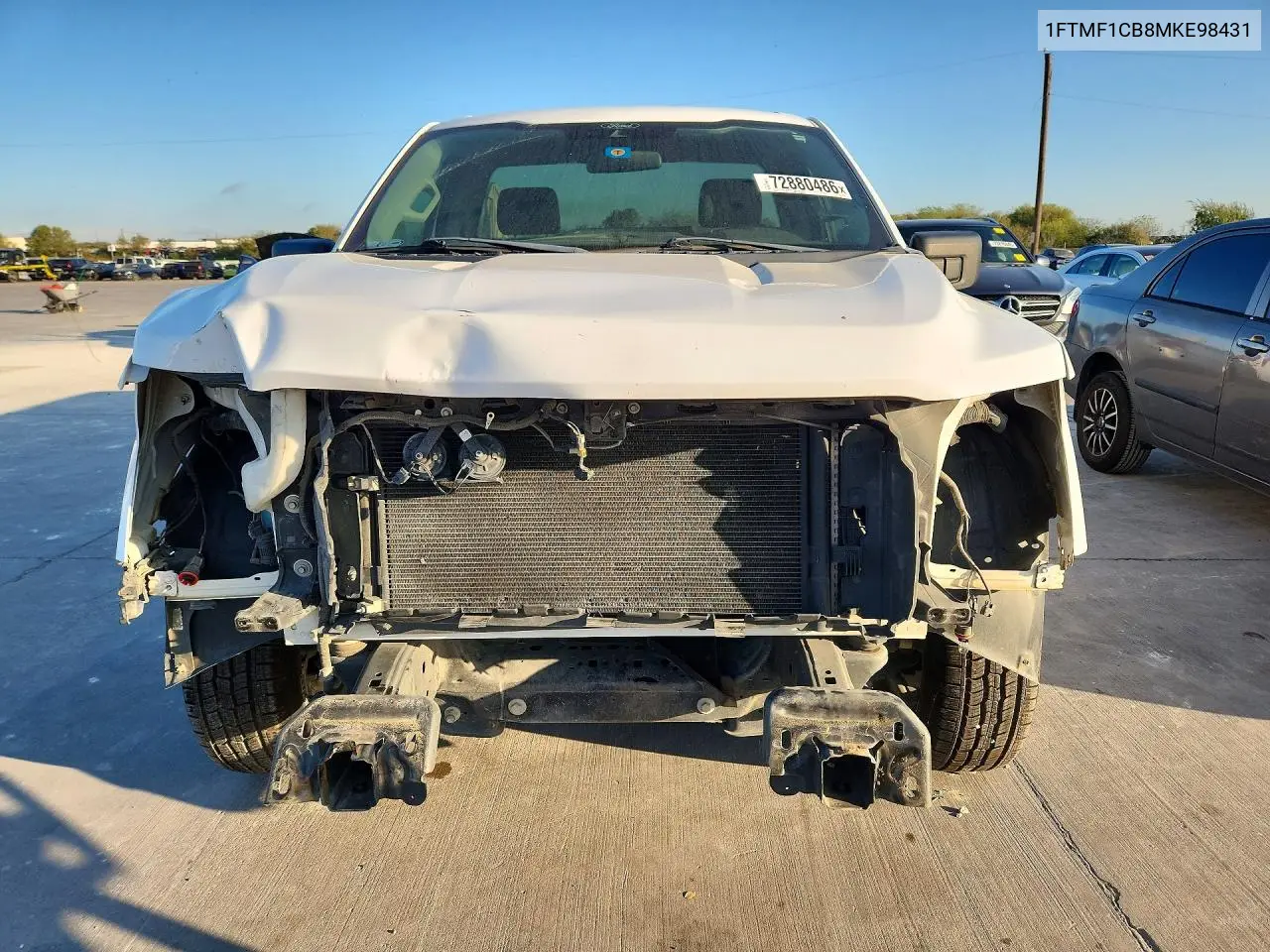 2021 FORD F-150 VIN 1FTMF1CB8MKE98431 — фото 5