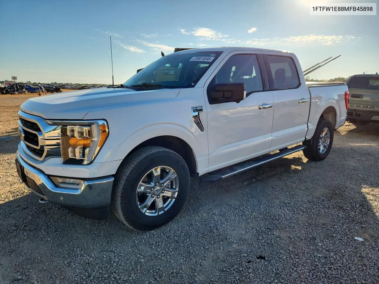 FORD F-150 2021, VIN 1FTFW1E88MFB45898