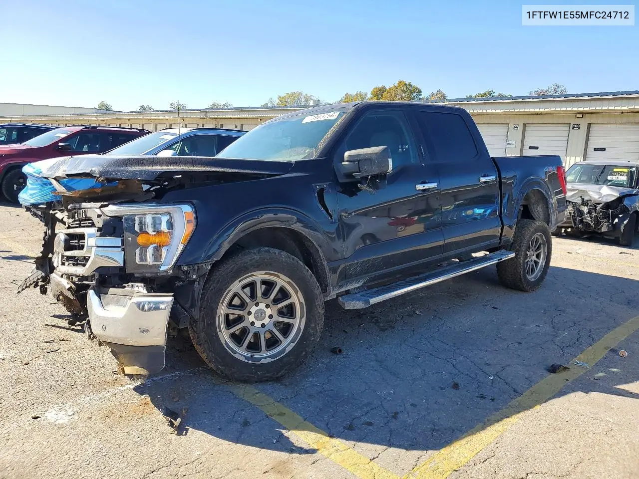 FORD F-150 2021, VIN 1FTFW1E55MFC24712