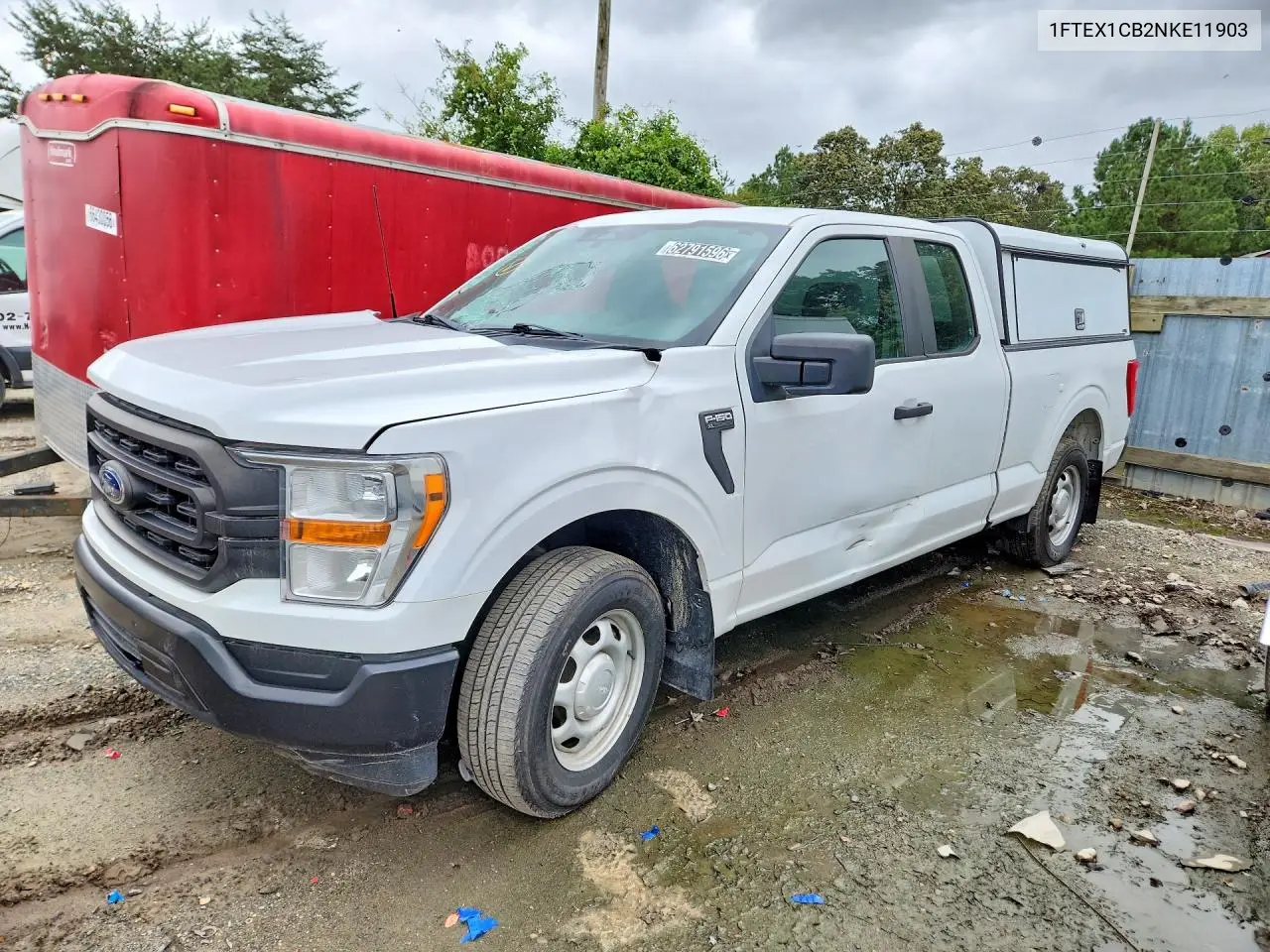 FORD F-150 2022, VIN 1FTEX1CB2NKE11903