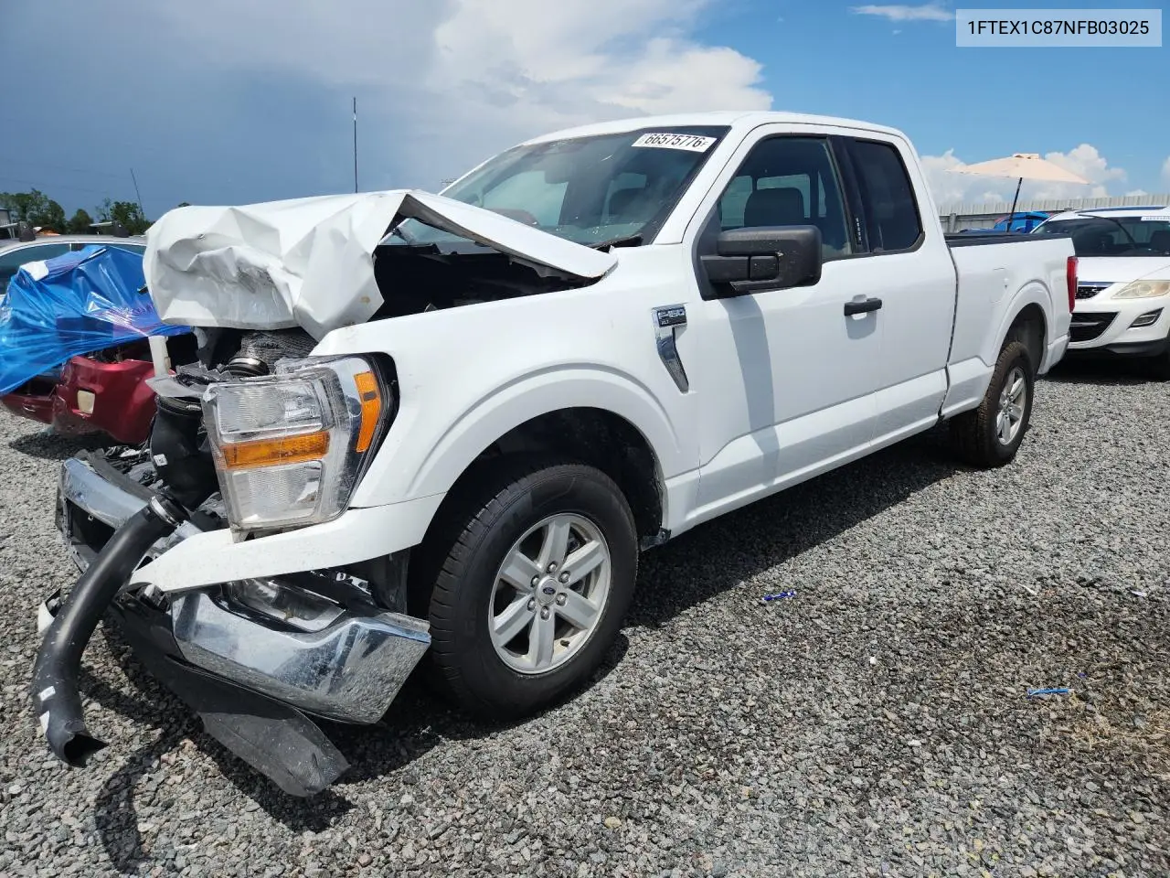 FORD F-150 2022, VIN 1FTEX1C87NFB03025
