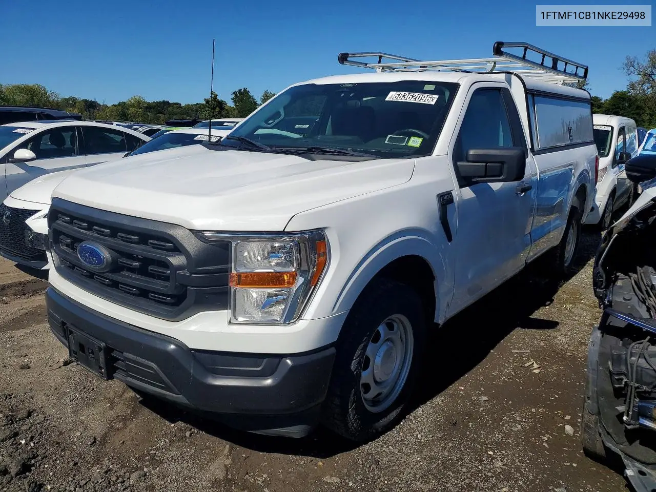 FORD F-150 2022, VIN 1FTMF1CB1NKE29498