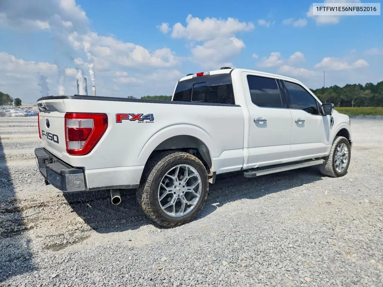 2022 FORD F-150 VIN 1FTFW1E56NFB52016 — фото 3