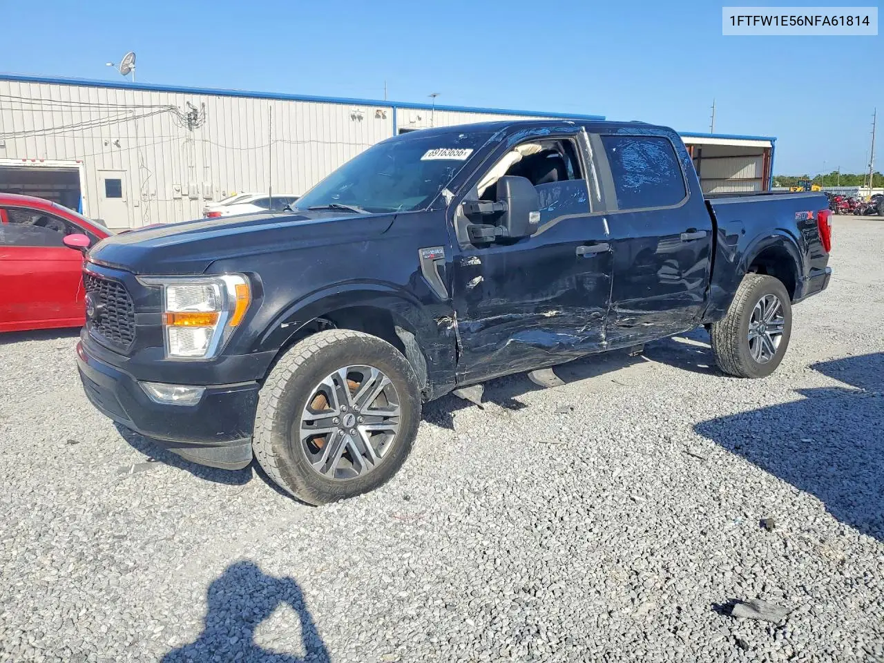 FORD F-150 2022, VIN 1FTFW1E56NFA61814