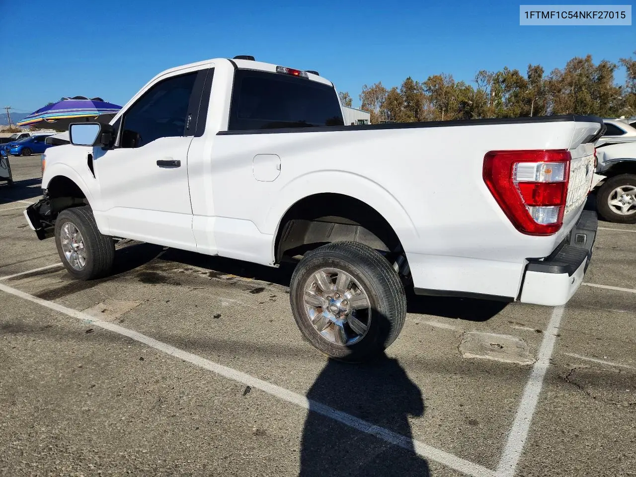 2022 FORD F-150 VIN 1FTMF1C54NKF27015 — фото 2