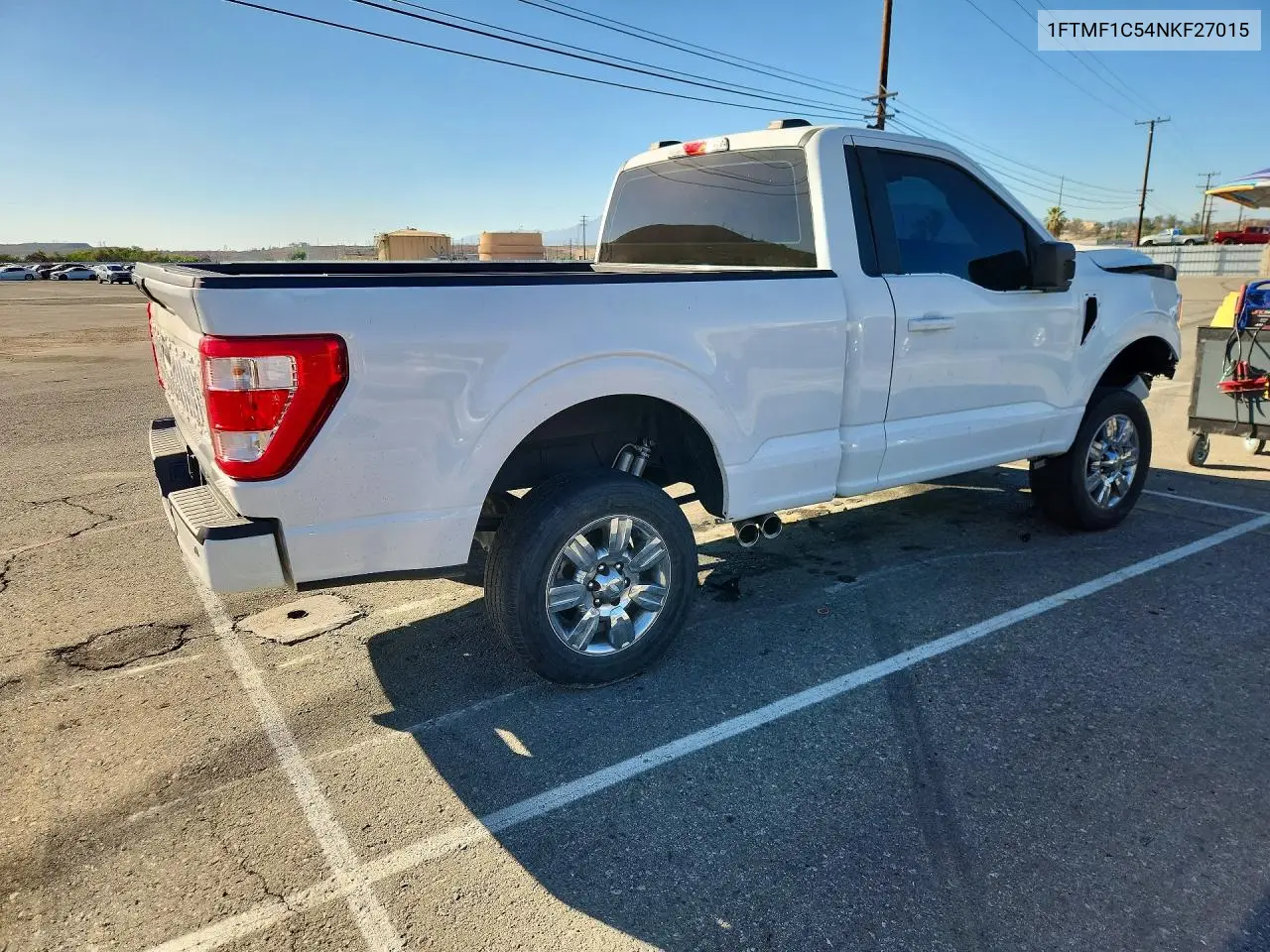 2022 FORD F-150 VIN 1FTMF1C54NKF27015 — фото 3
