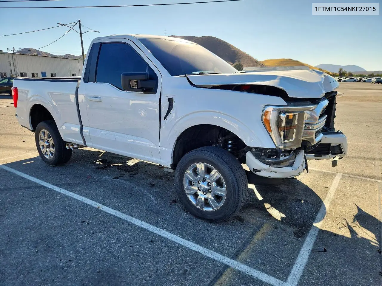 2022 FORD F-150 VIN 1FTMF1C54NKF27015 — фото 4