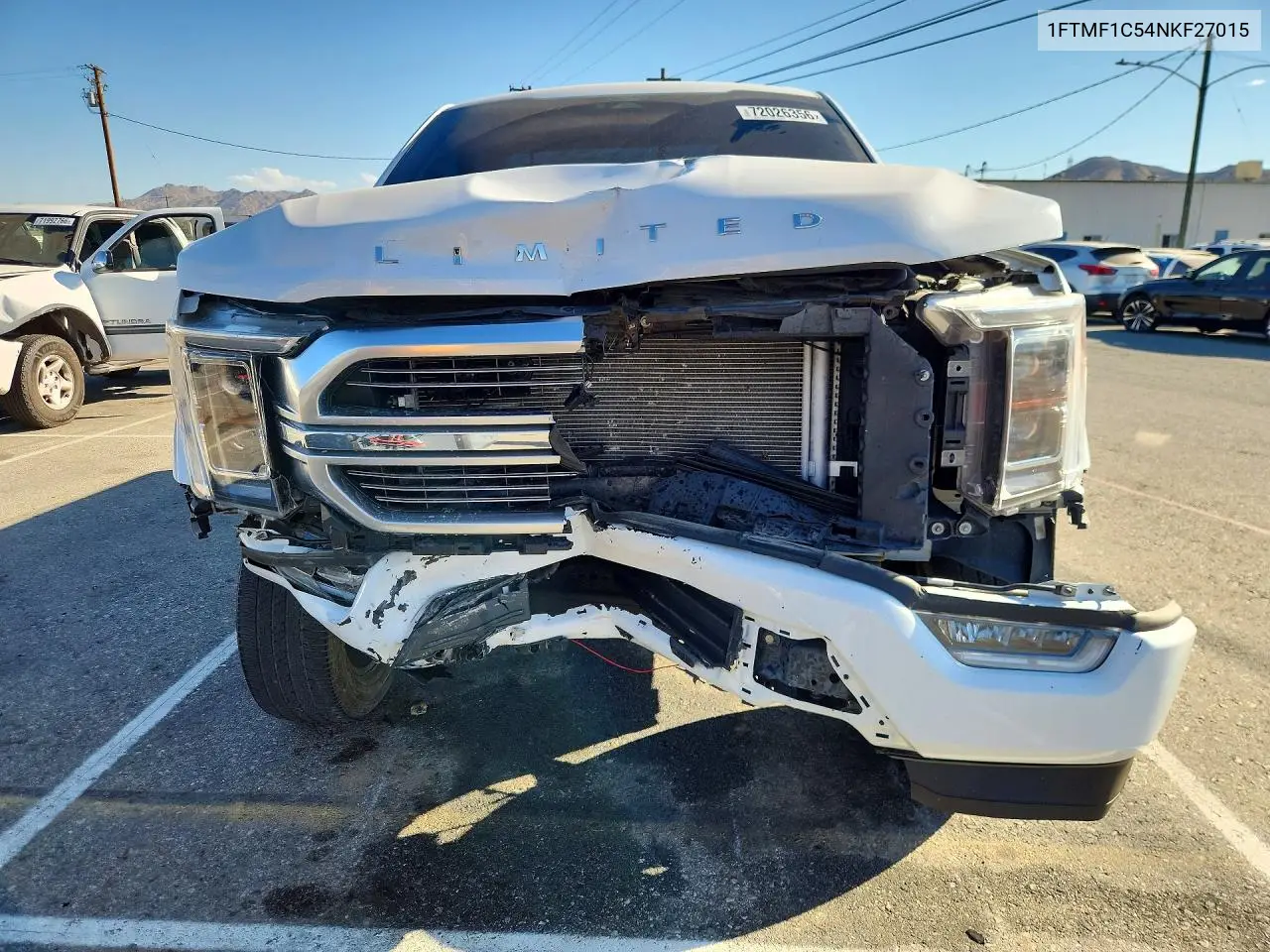2022 FORD F-150 VIN 1FTMF1C54NKF27015 — фото 5