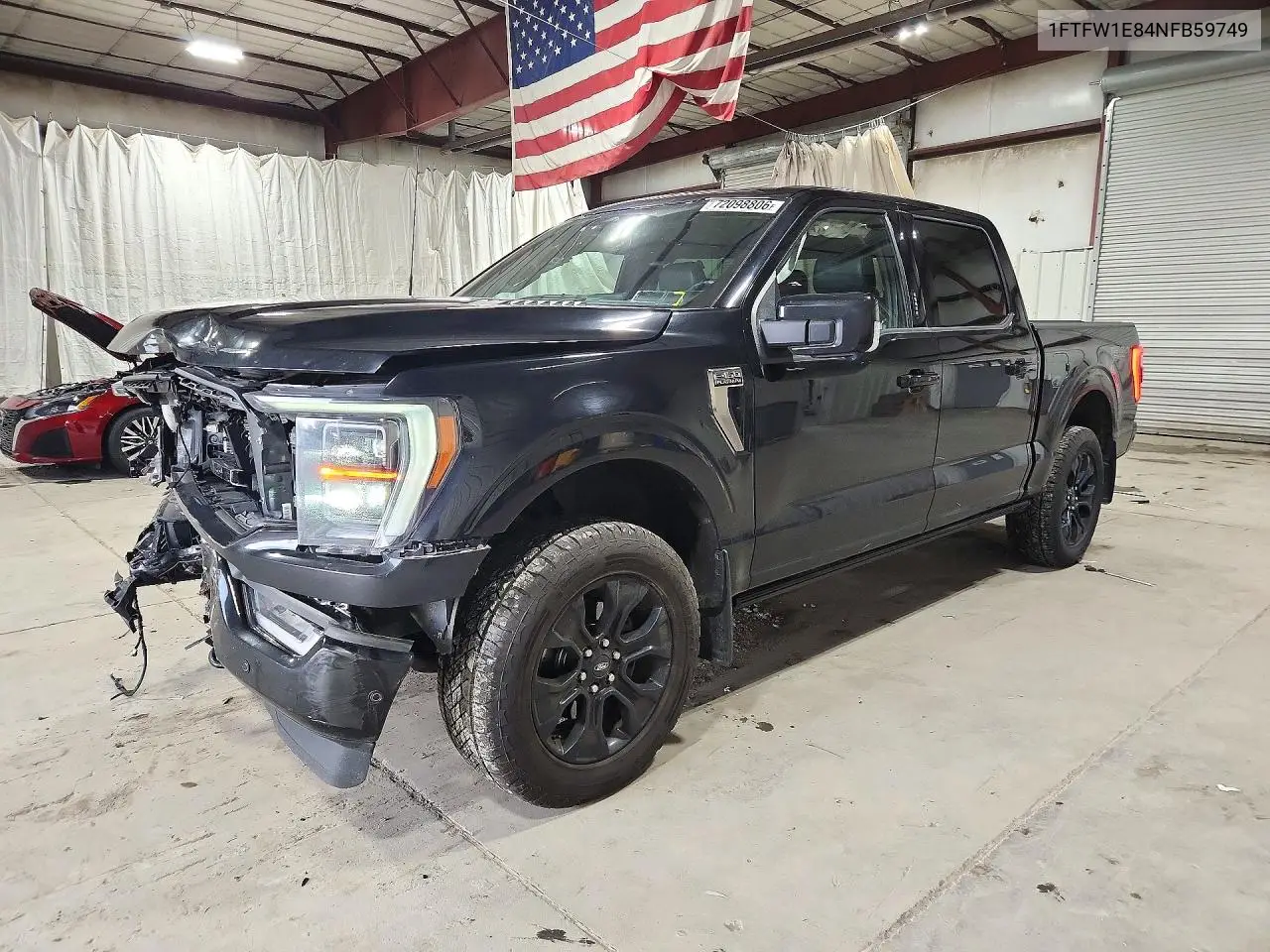 FORD F-150 2022, VIN 1FTFW1E84NFB59749