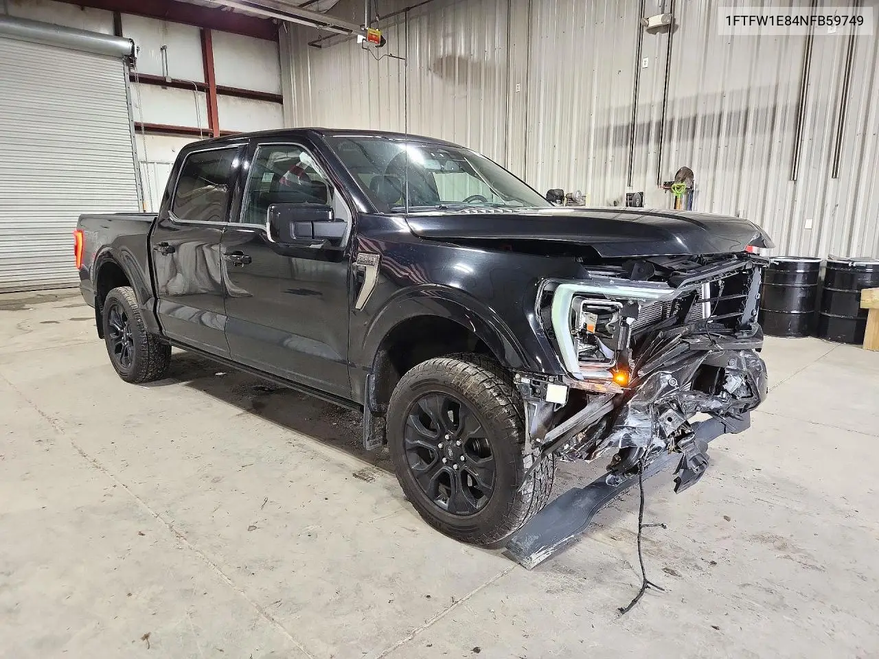 2022 FORD F-150 VIN 1FTFW1E84NFB59749 — фото 4