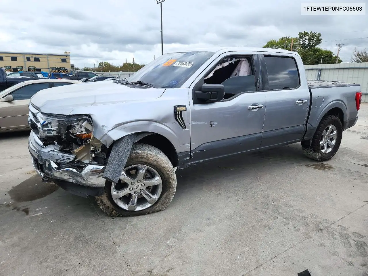 FORD F-150 2022, VIN 1FTEW1EP0NFC06603