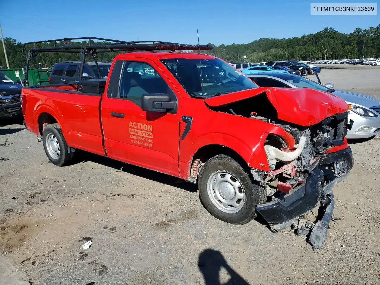 2022 FORD F-150 VIN 1FTMF1CB3NKF23639 — фото 4