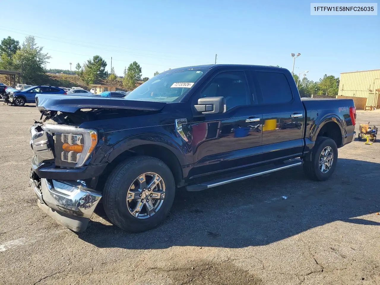 FORD F-150 2022, VIN 1FTFW1E58NFC26035
