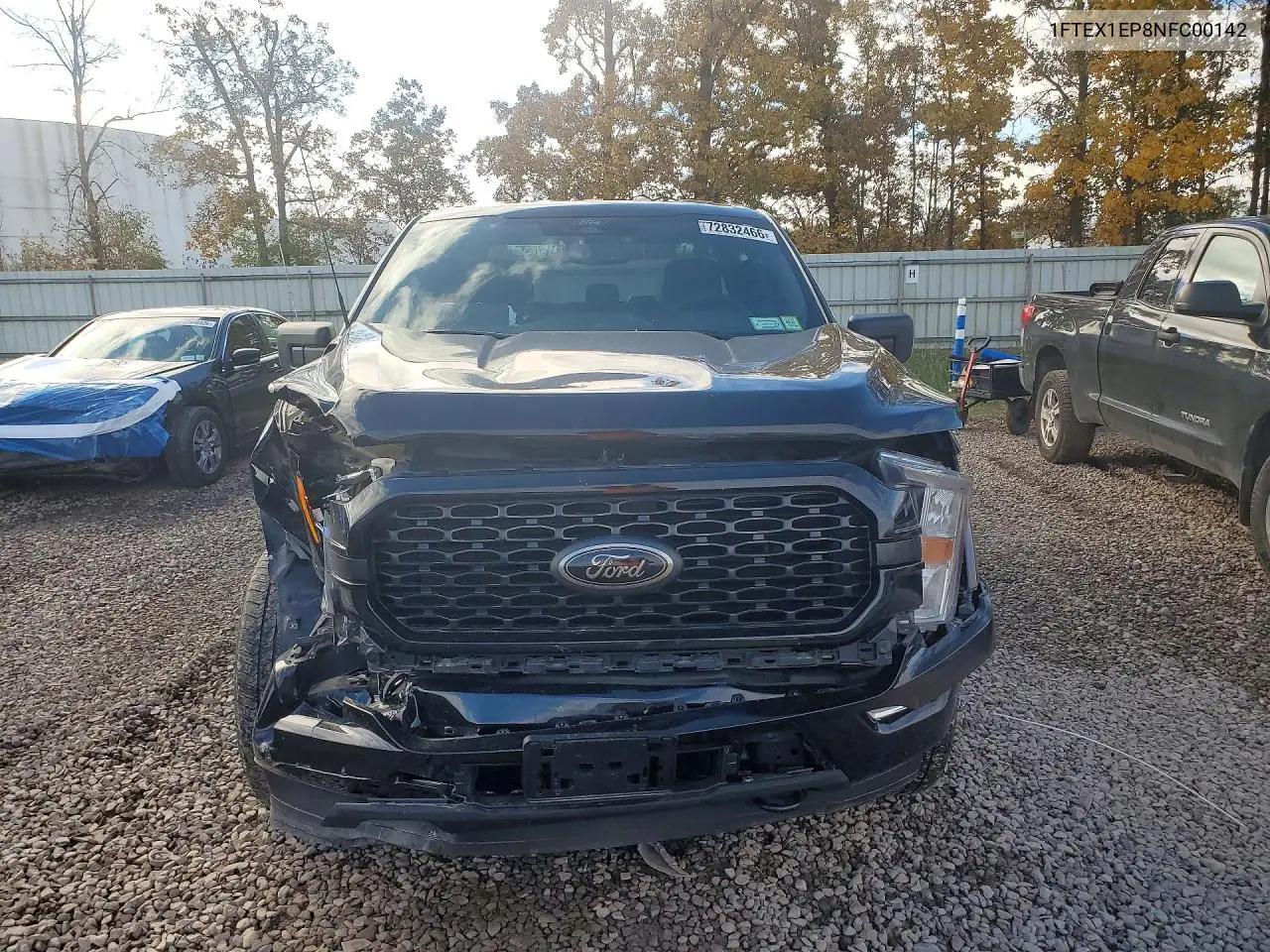 2022 FORD F-150 VIN 1FTEX1EP8NFC00142 — фото 5