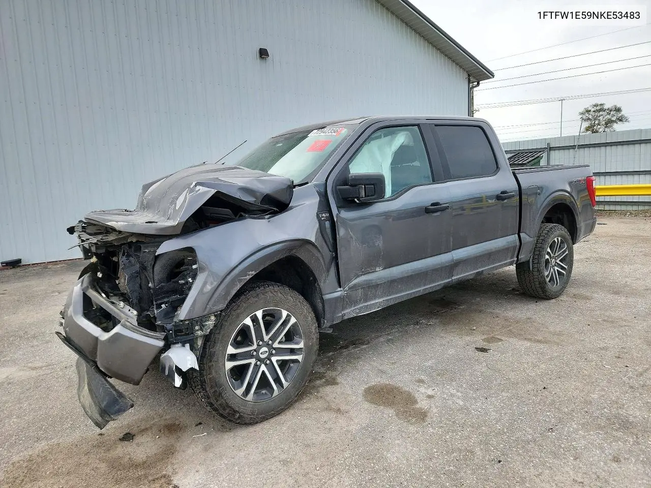 FORD F-150 2022, VIN 1FTFW1E59NKE53483