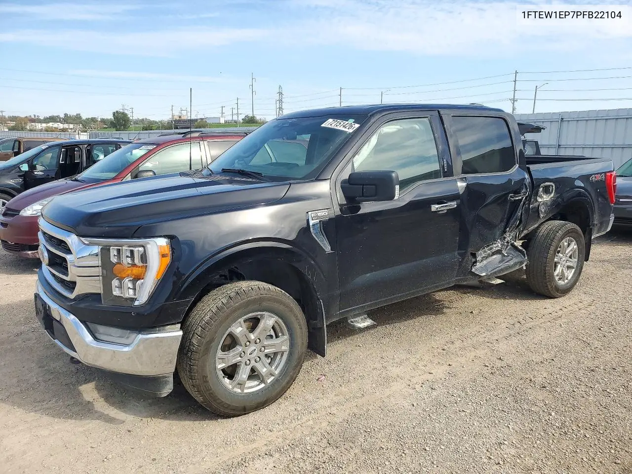 FORD F-150 2023, VIN 1FTEW1EP7PFB22104