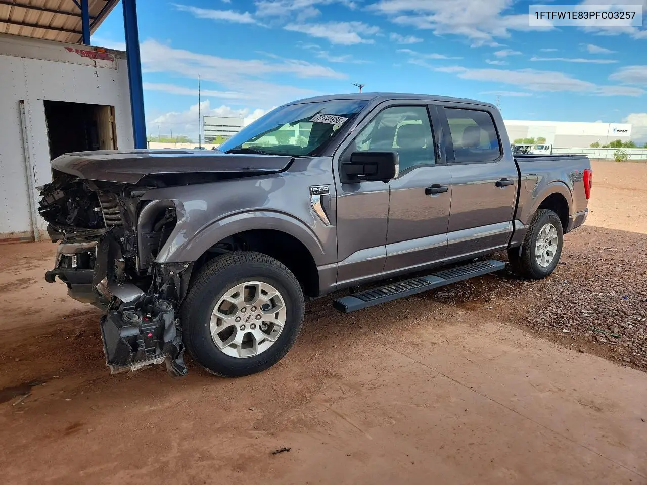 FORD F-150 2023, VIN 1FTFW1E83PFC03257