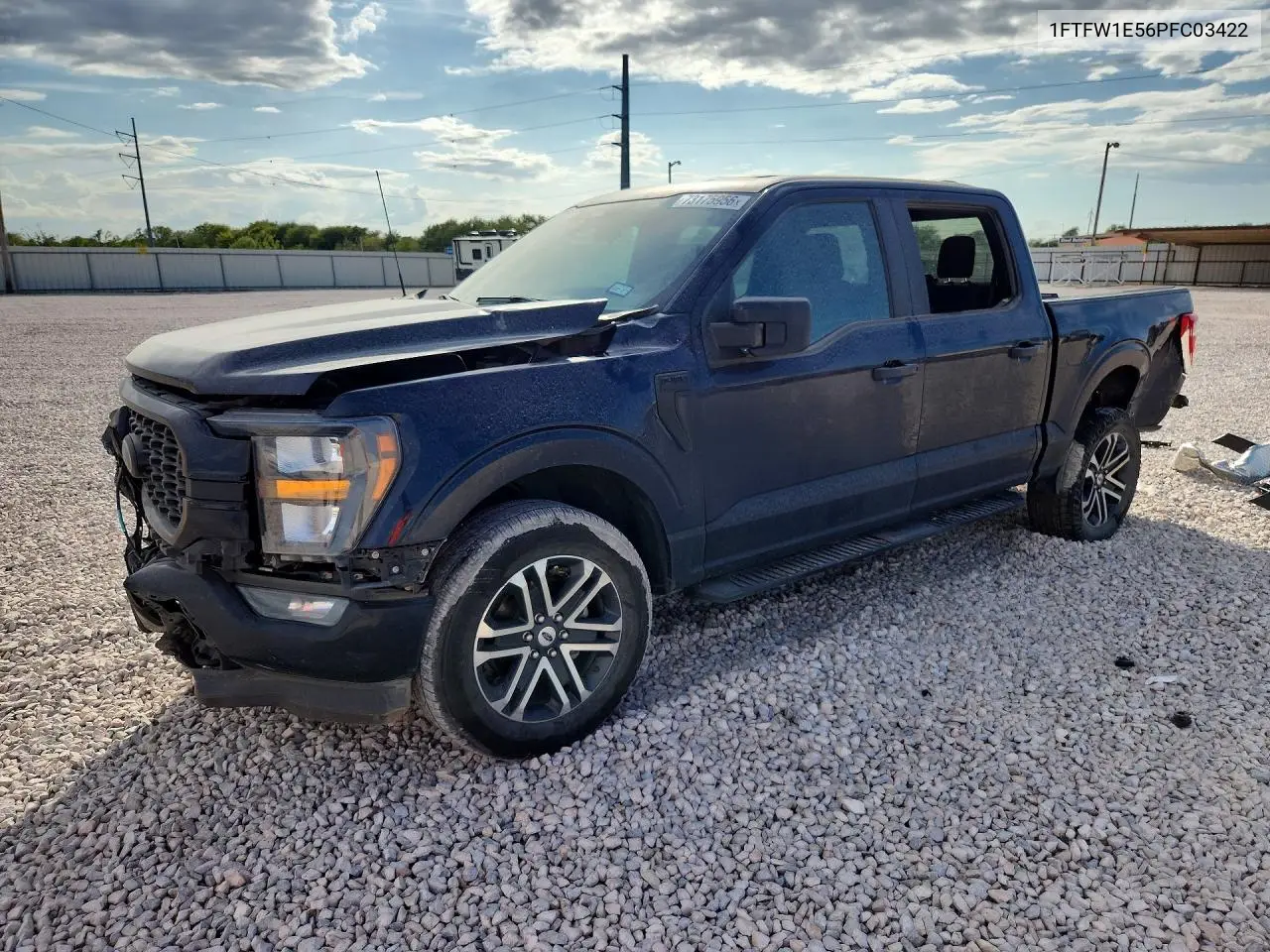 FORD F-150 2023, VIN 1FTFW1E56PFC03422