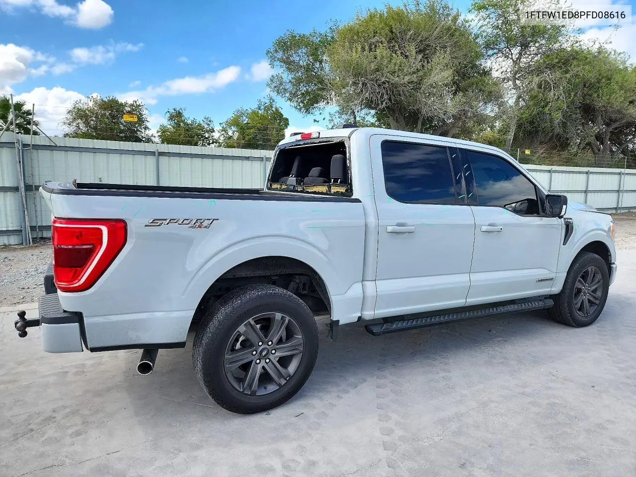 2023 FORD F-150 VIN 1FTFW1ED8PFD08616 — фото 3