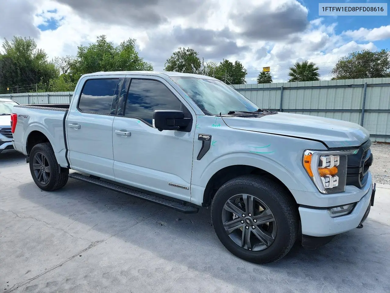 2023 FORD F-150 VIN 1FTFW1ED8PFD08616 — фото 4