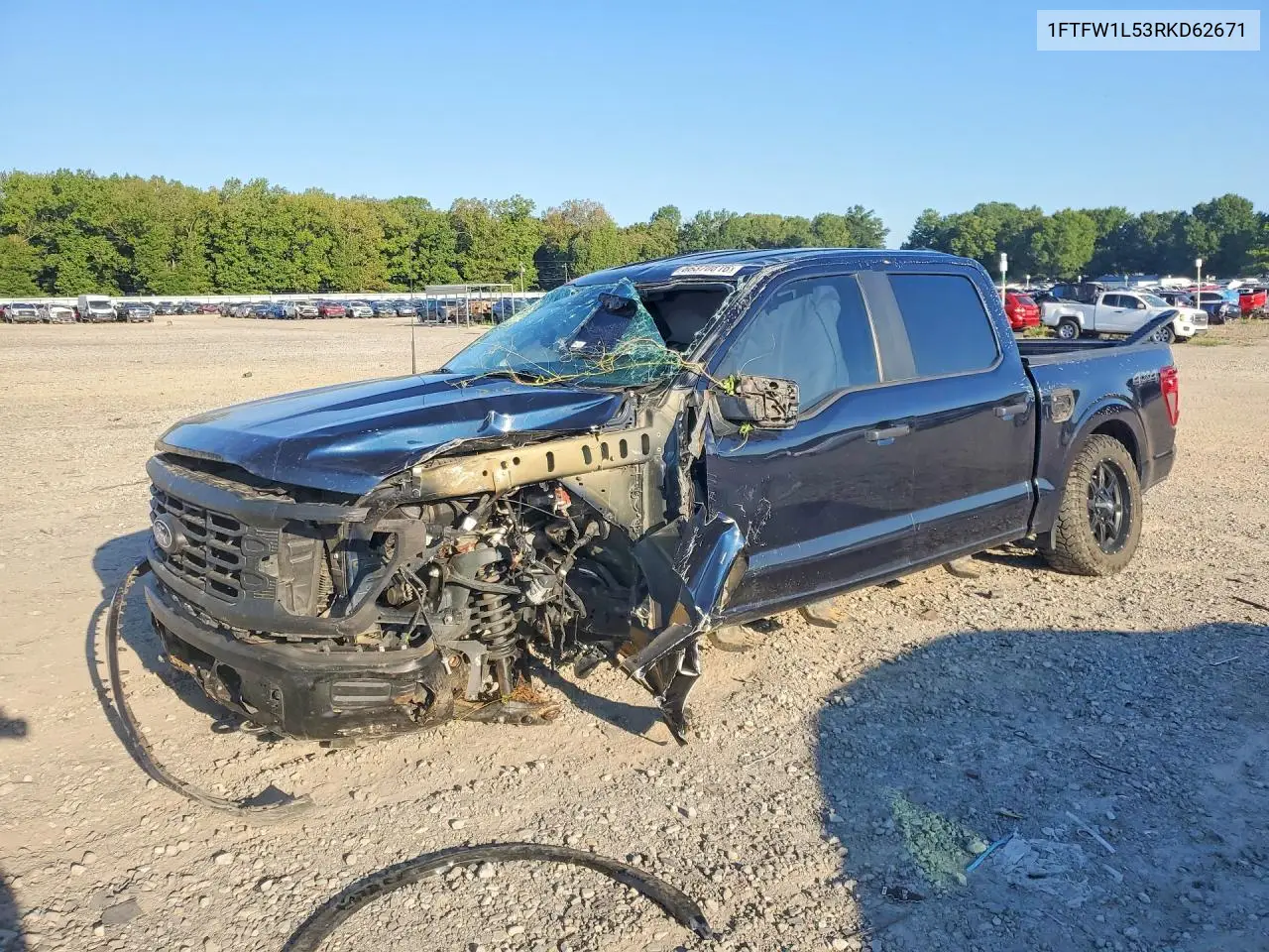 FORD F-150 2024, VIN 1FTFW1L53RKD62671