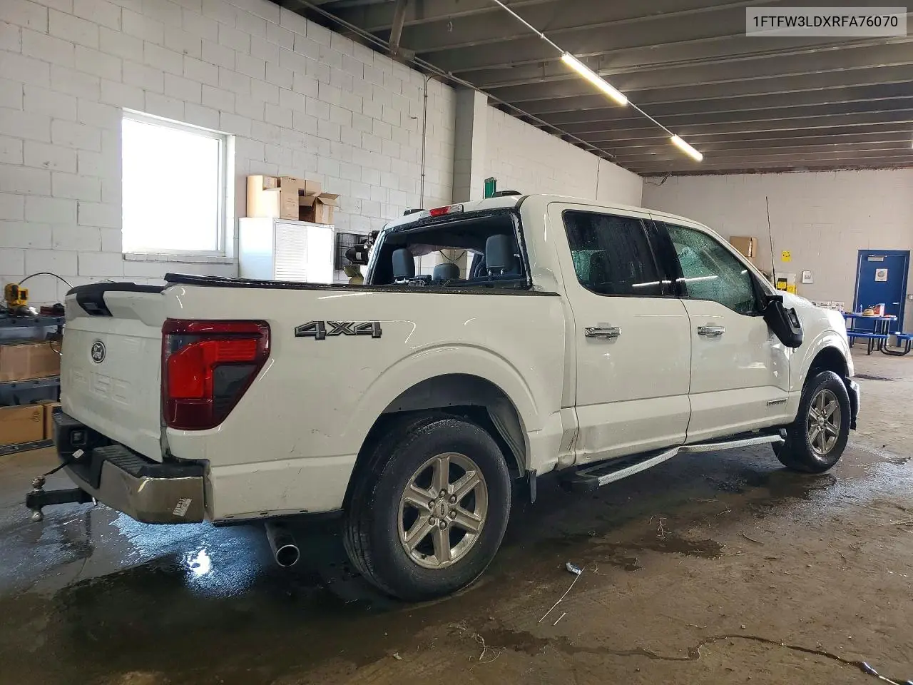 2024 FORD F-150 VIN 1FTFW3LDXRFA76070 — фото 3