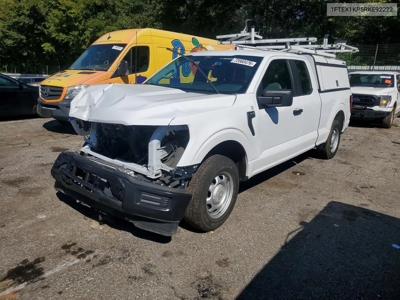 FORD F-150 2024, VIN 1FTEX1KP5RKE92222