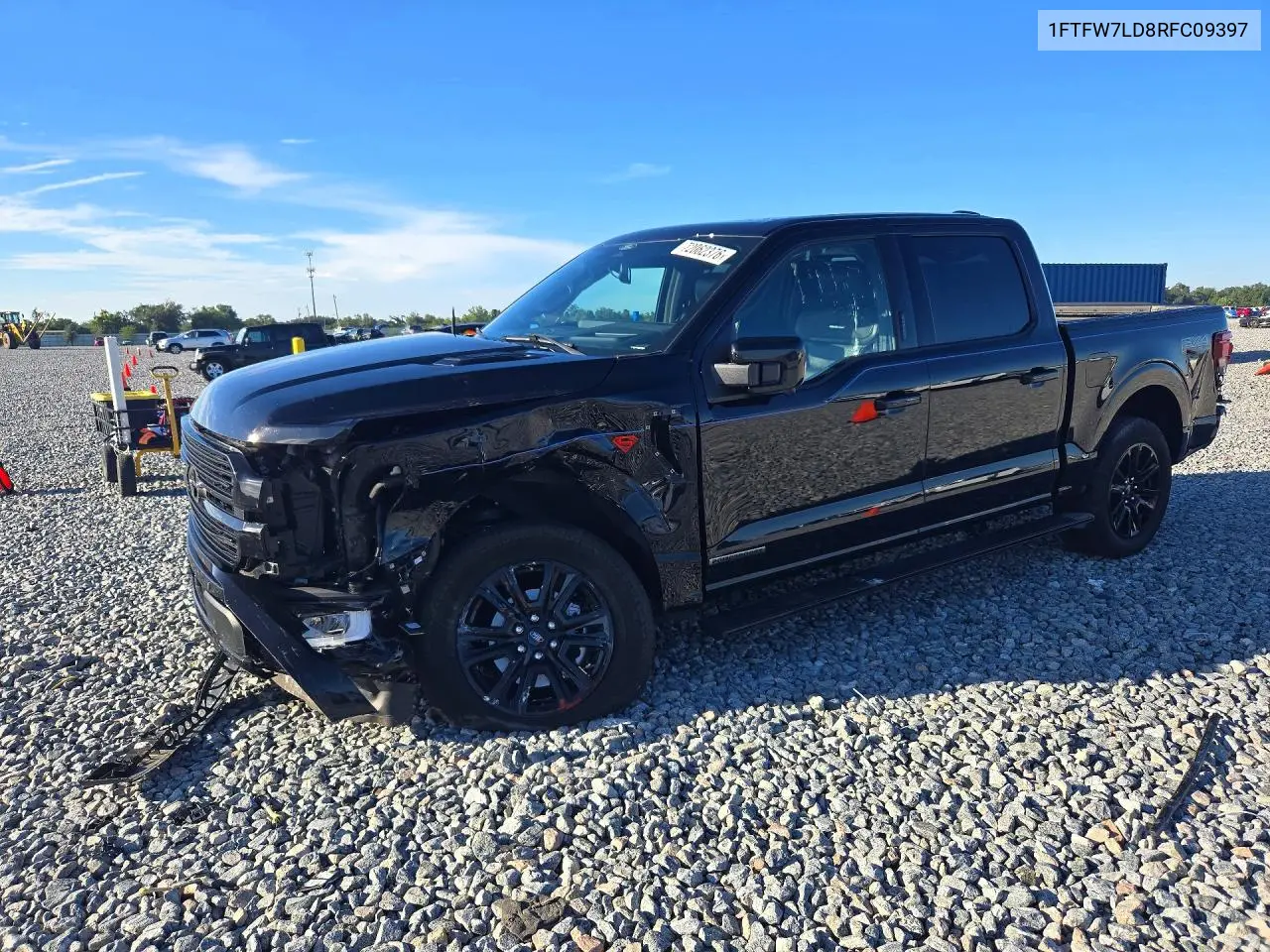 FORD F-150 2024, VIN 1FTFW7LD8RFC09397