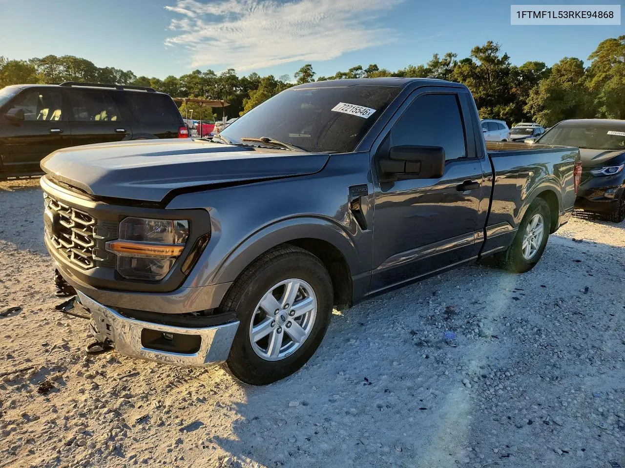 FORD F-150 2024, VIN 1FTMF1L53RKE94868