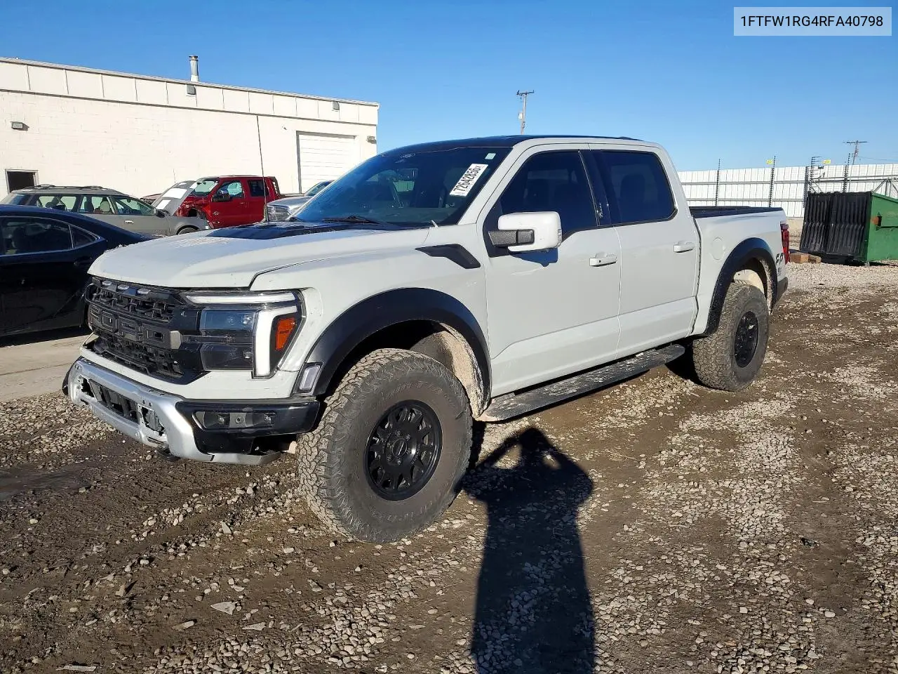 FORD F-150 2024, VIN 1FTFW1RG4RFA40798