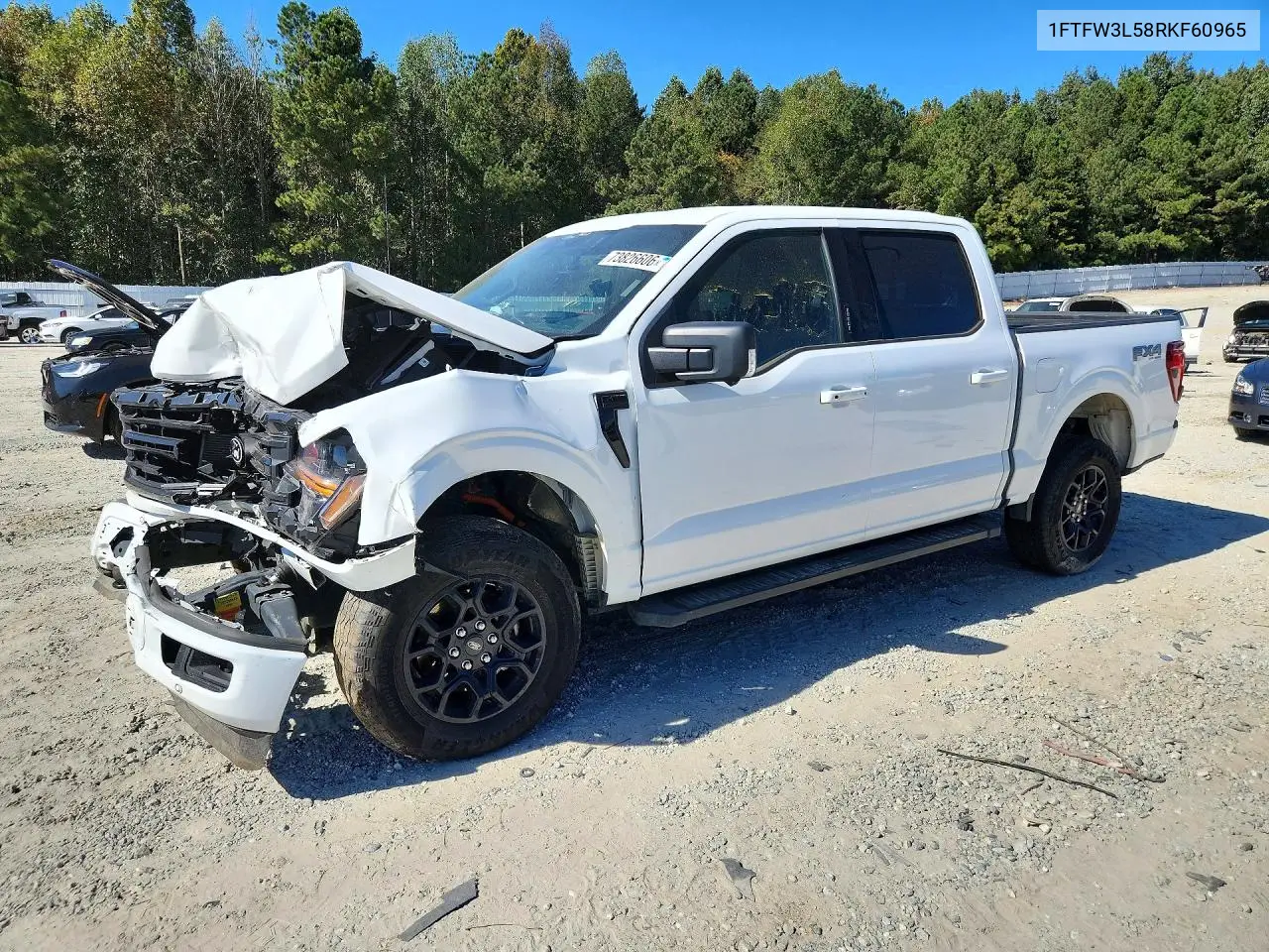 FORD F-150 2024, VIN 1FTFW3L58RKF60965