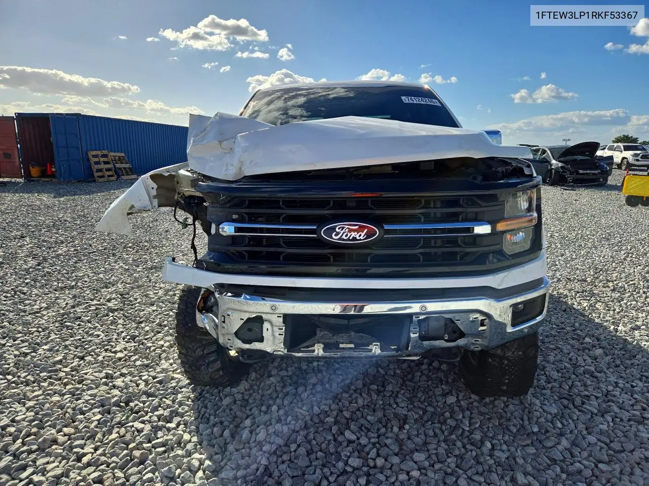 FORD F-150 2024, VIN 1FTEW3LP1RKF53367