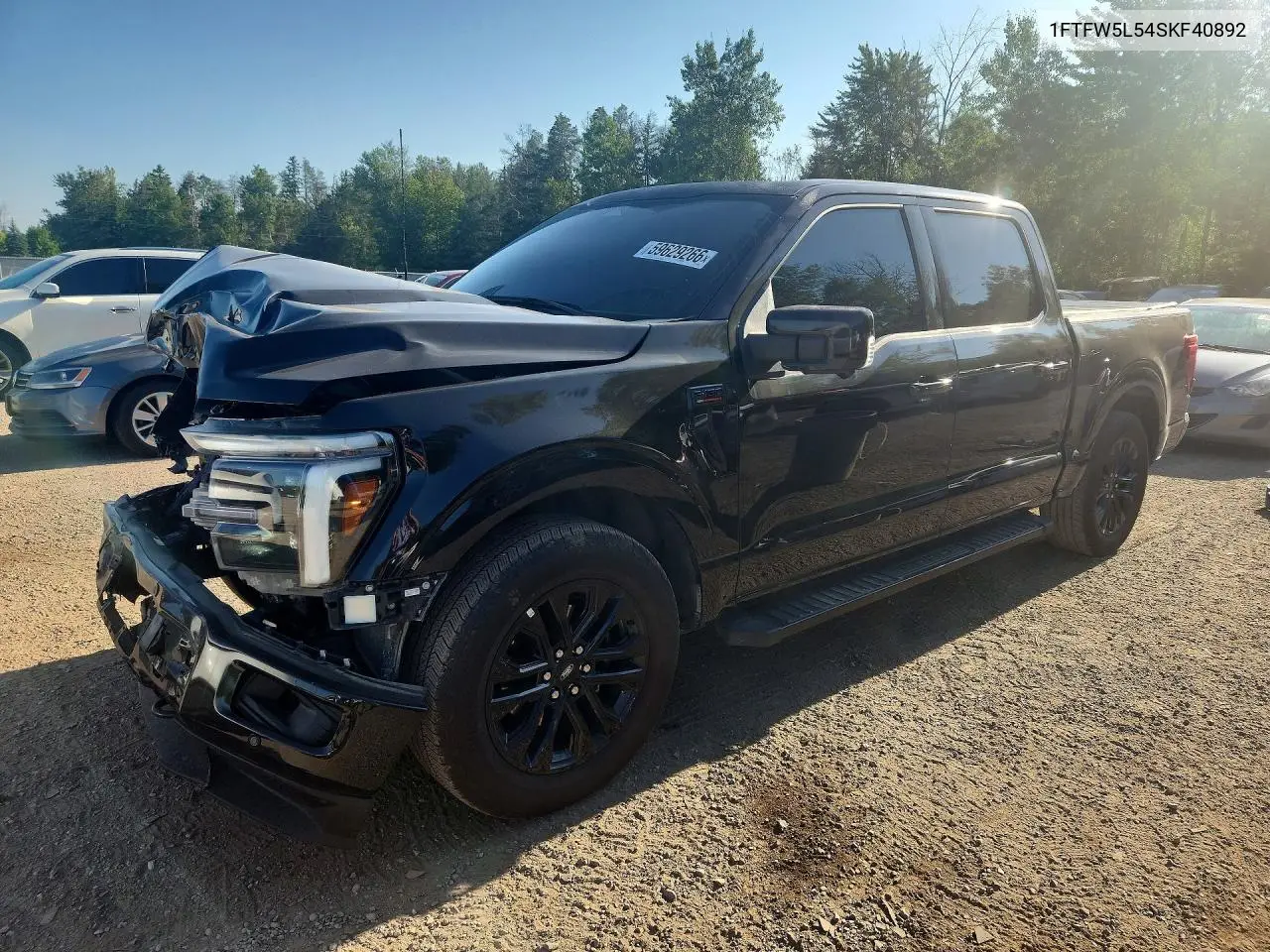 FORD F-150 2025, VIN 1FTFW5L54SKF40892
