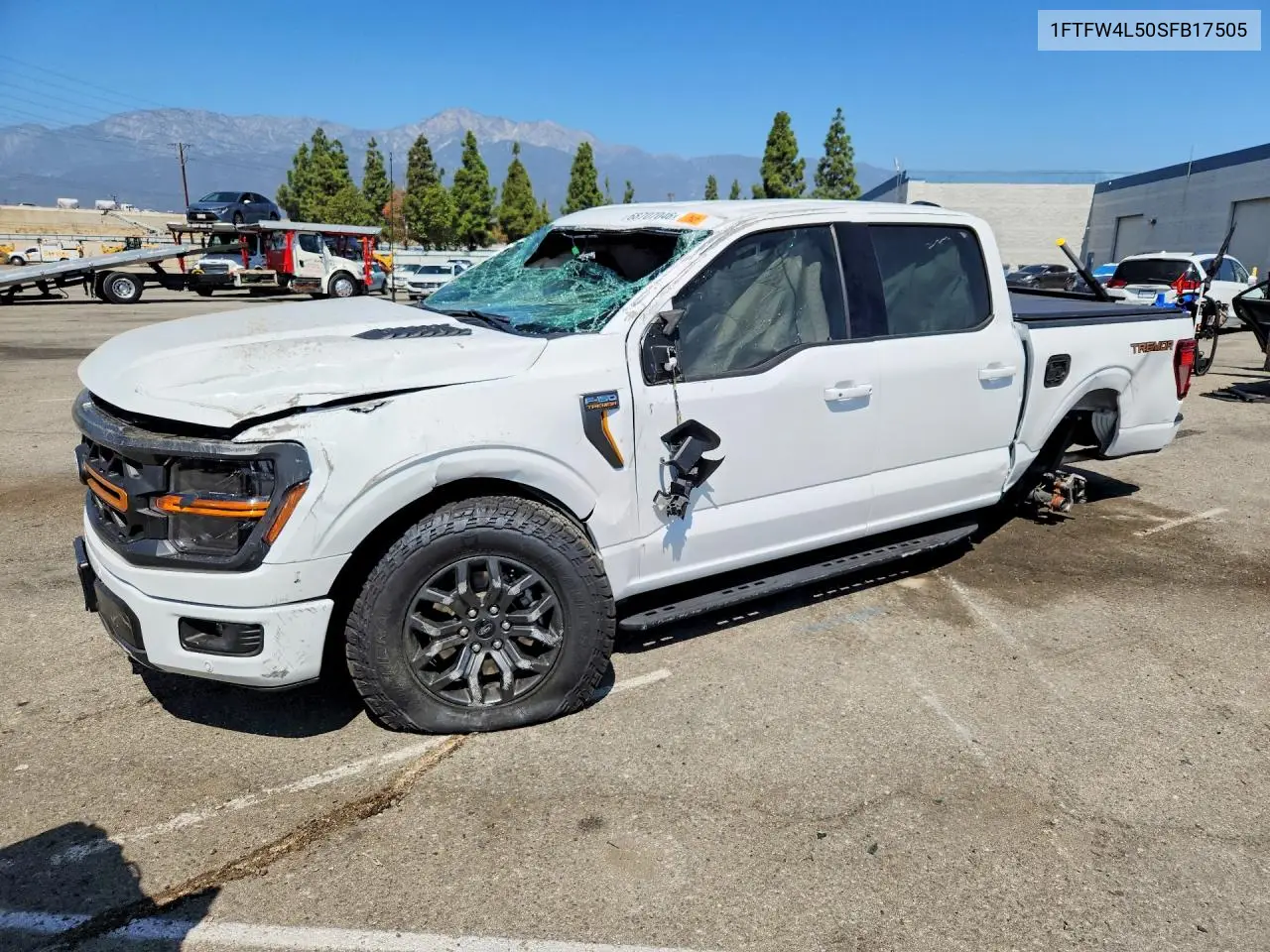 FORD F-150 2025, VIN 1FTFW4L50SFB17505