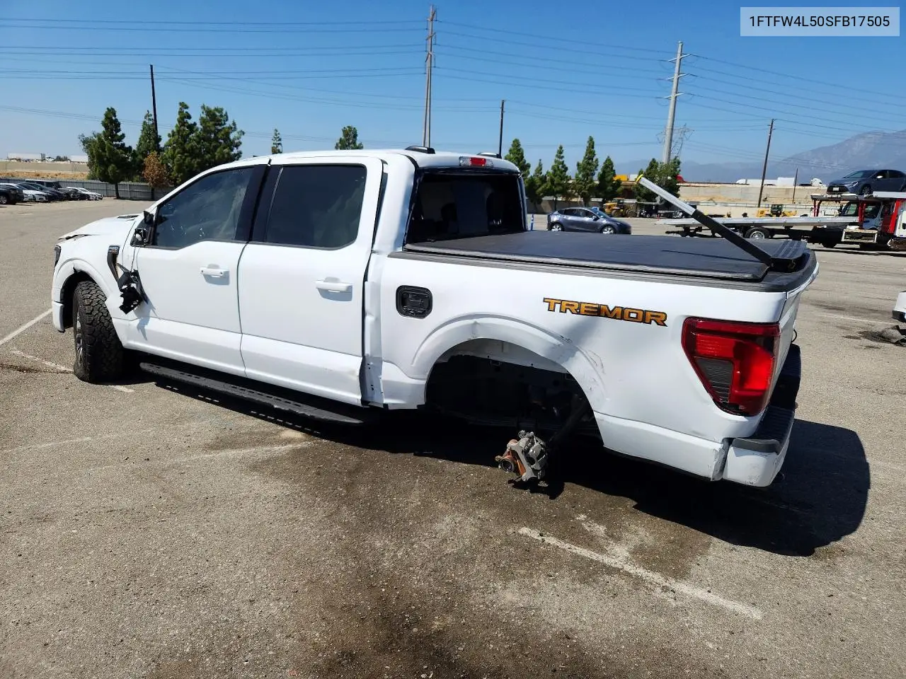 2025 FORD F-150 VIN 1FTFW4L50SFB17505 — фото 2