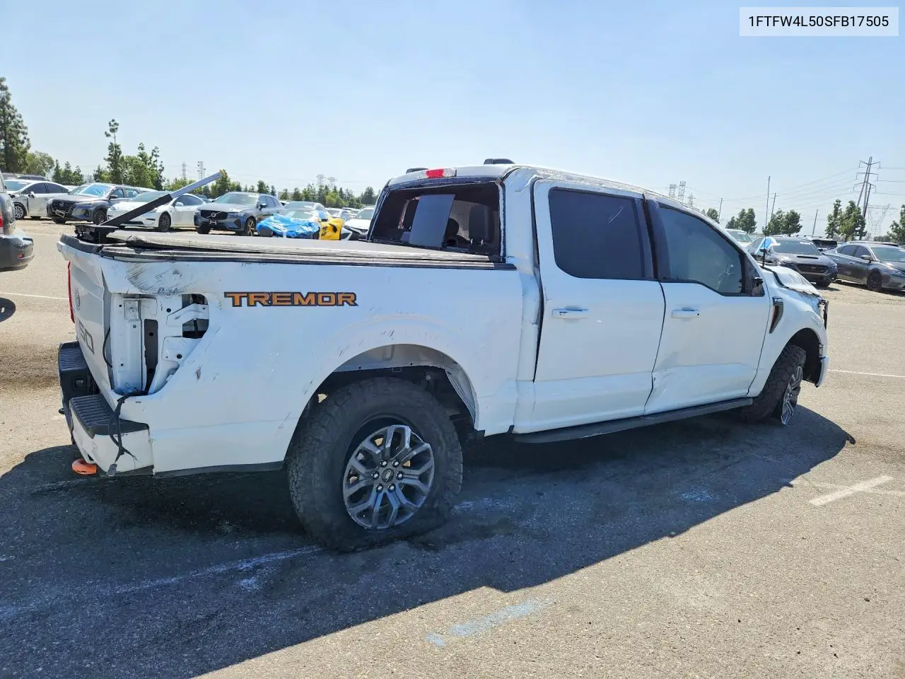 2025 FORD F-150 VIN 1FTFW4L50SFB17505 — фото 3