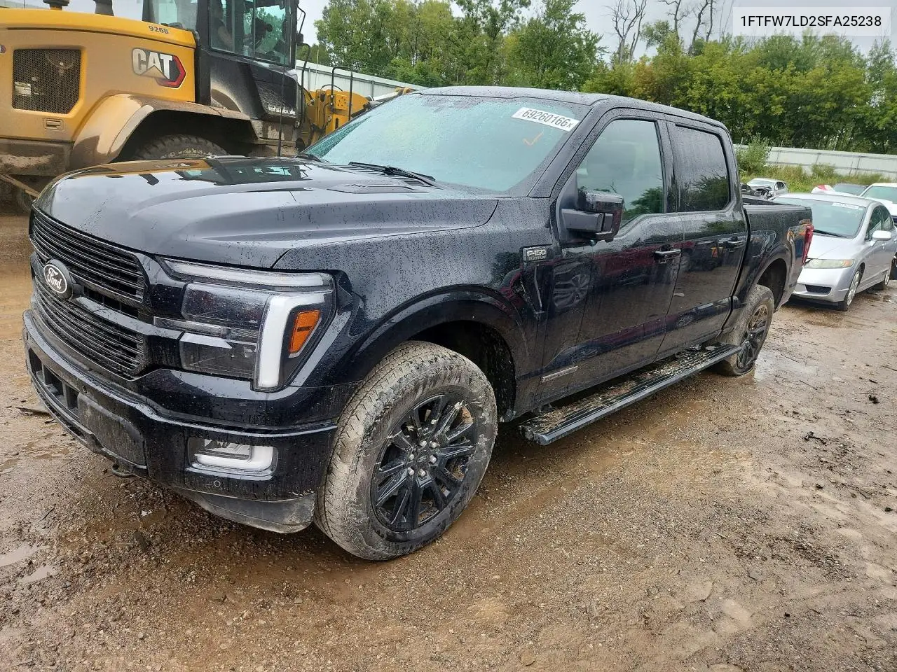 FORD F-150 2025, VIN 1FTFW7LD2SFA25238
