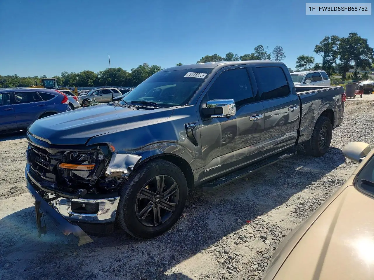 FORD F-150 2025, VIN 1FTFW3LD6SFB68752