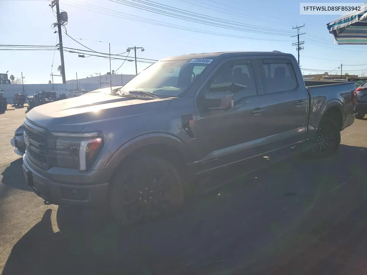 FORD F-150 2025, VIN 1FTFW5LD8SFB53942