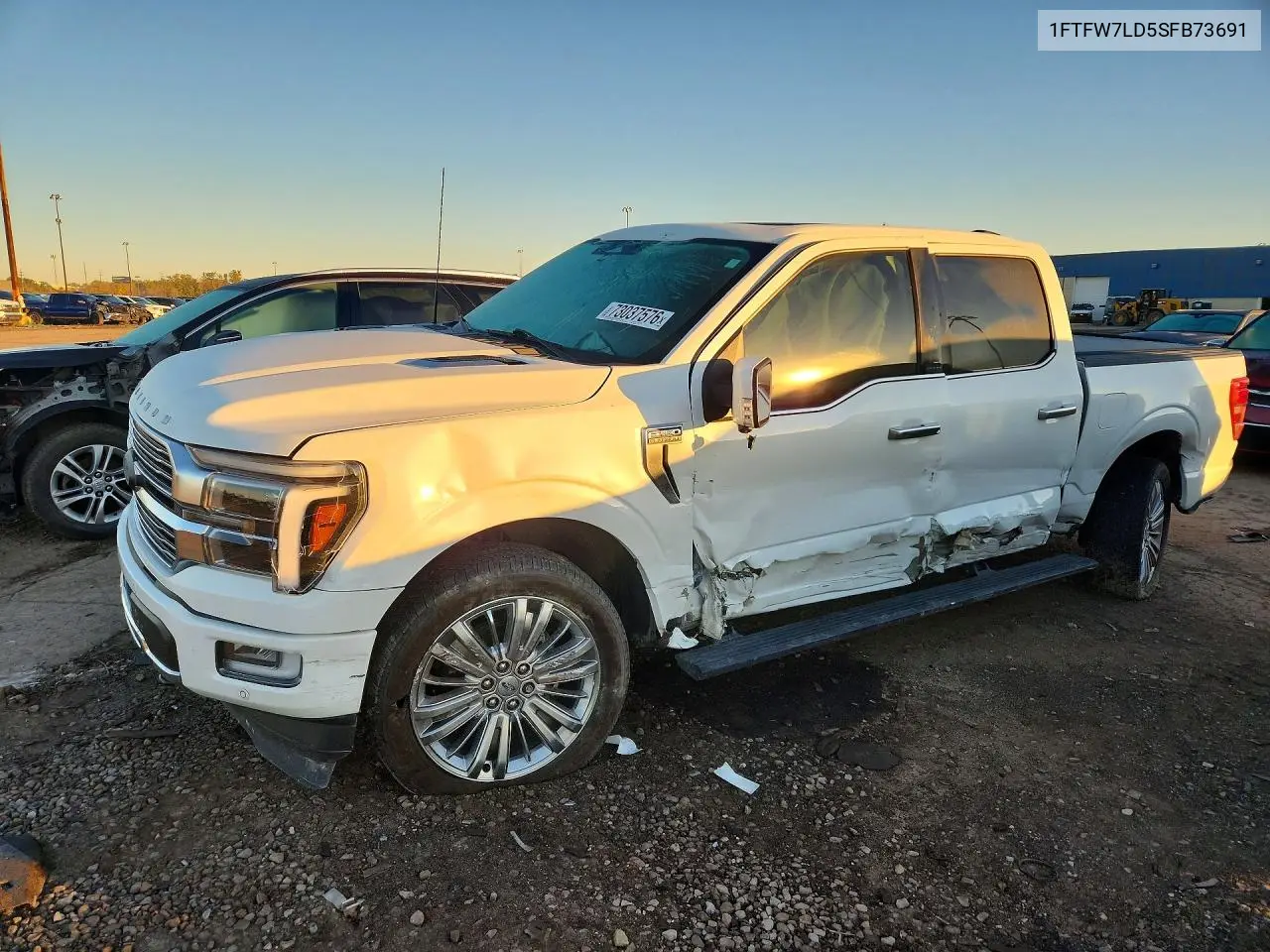 FORD F-150 2025, VIN 1FTFW7LD5SFB73691