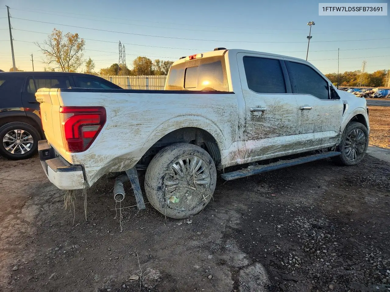 2025 FORD F-150 VIN 1FTFW7LD5SFB73691 — фото 3