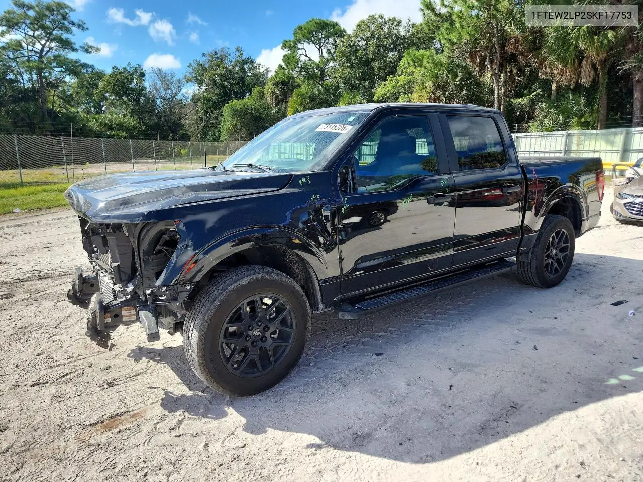 FORD F-150 2025, VIN 1FTEW2LP2SKF17753