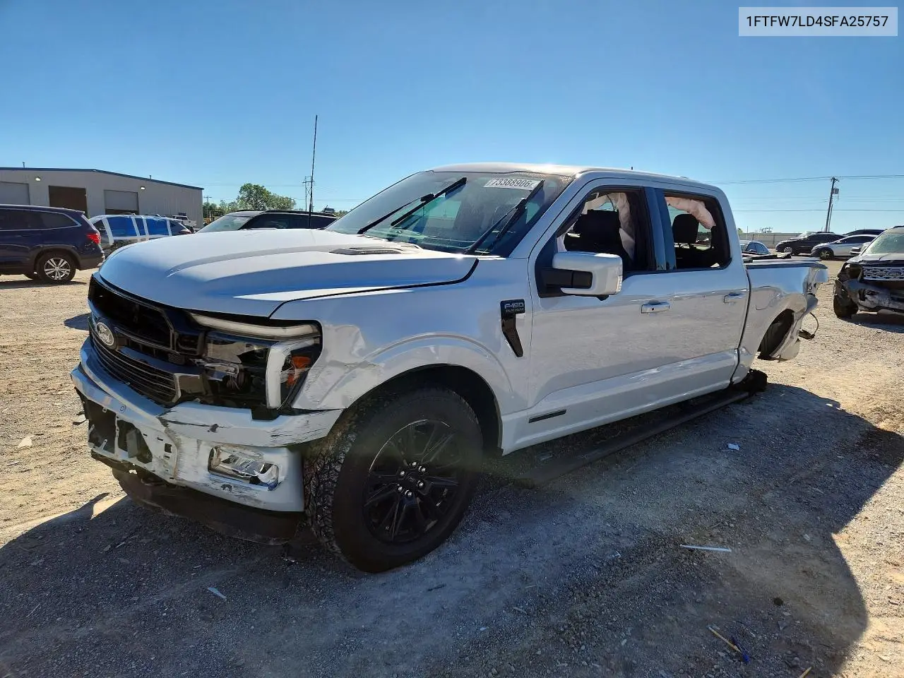 FORD F-150 2025, VIN 1FTFW7LD4SFA25757