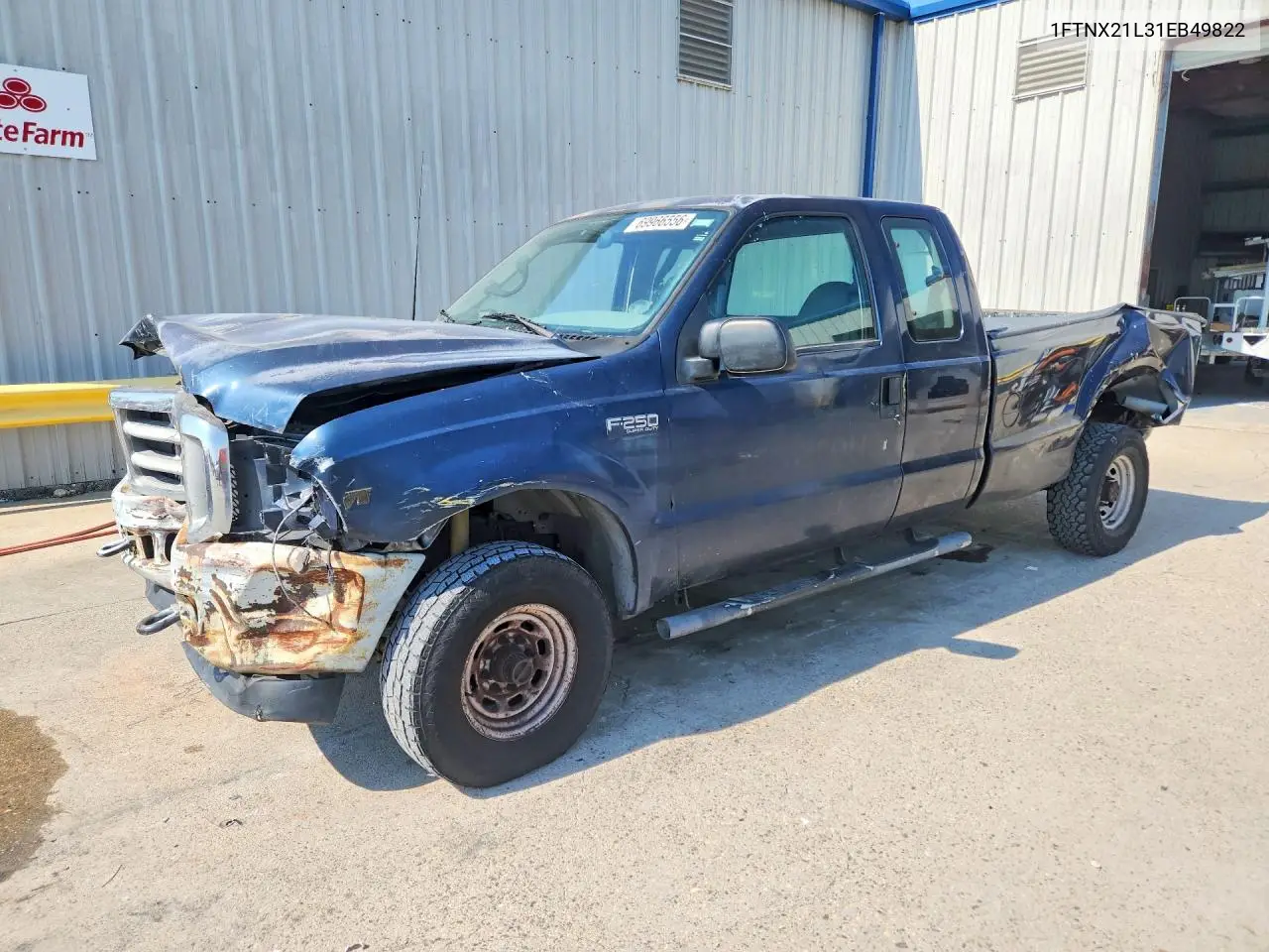 2001 FORD F250 VIN 1FTNX21L31EB49822 — фото 3