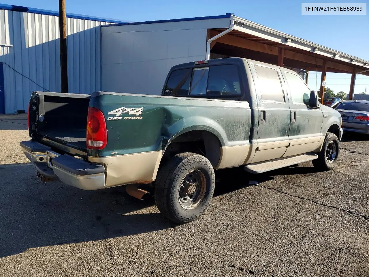2001 FORD F250 VIN 1FTNW21F61EB68989 — фото 3