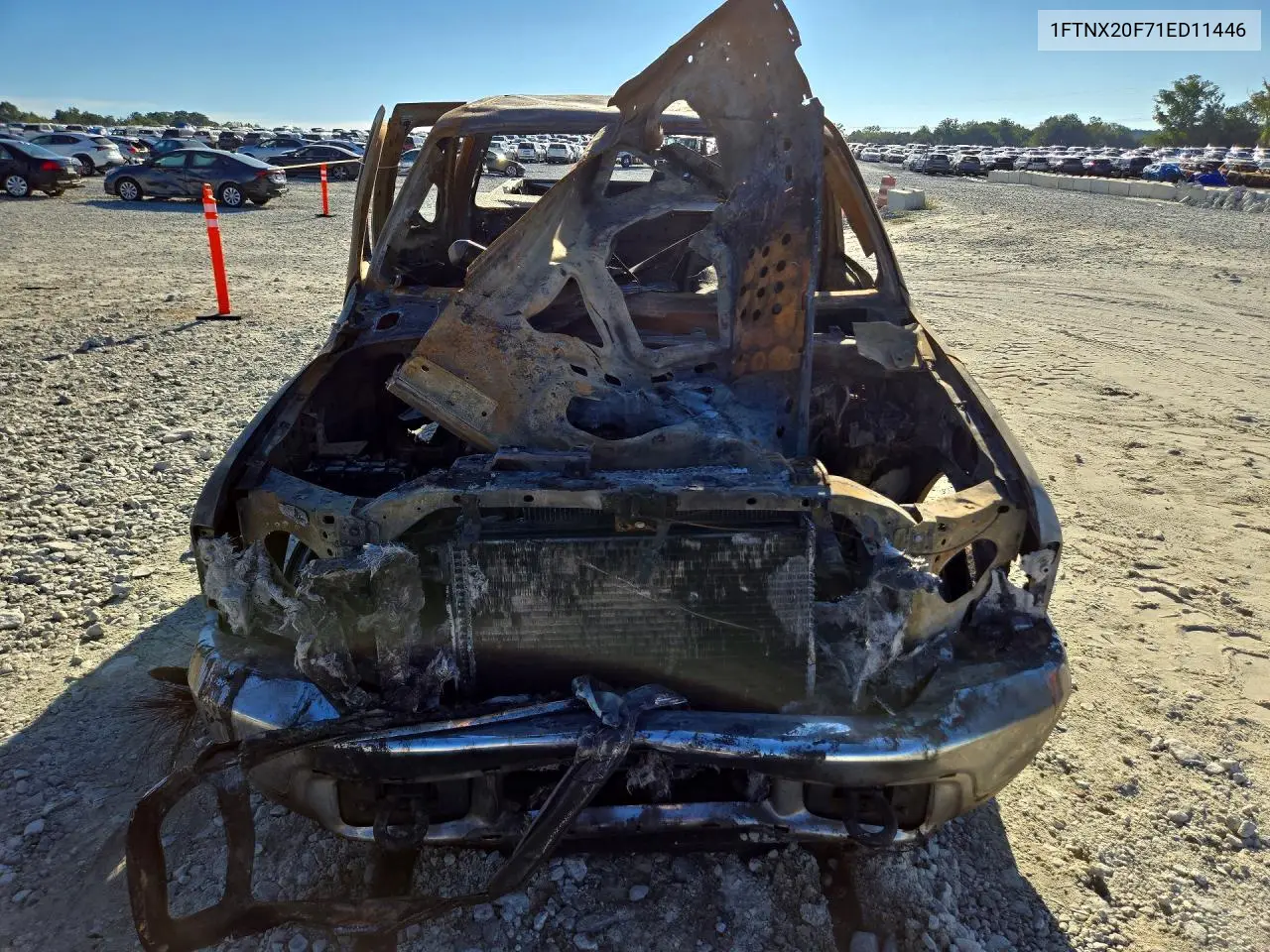 FORD F250 2001, VIN 1FTNX20F71ED11446