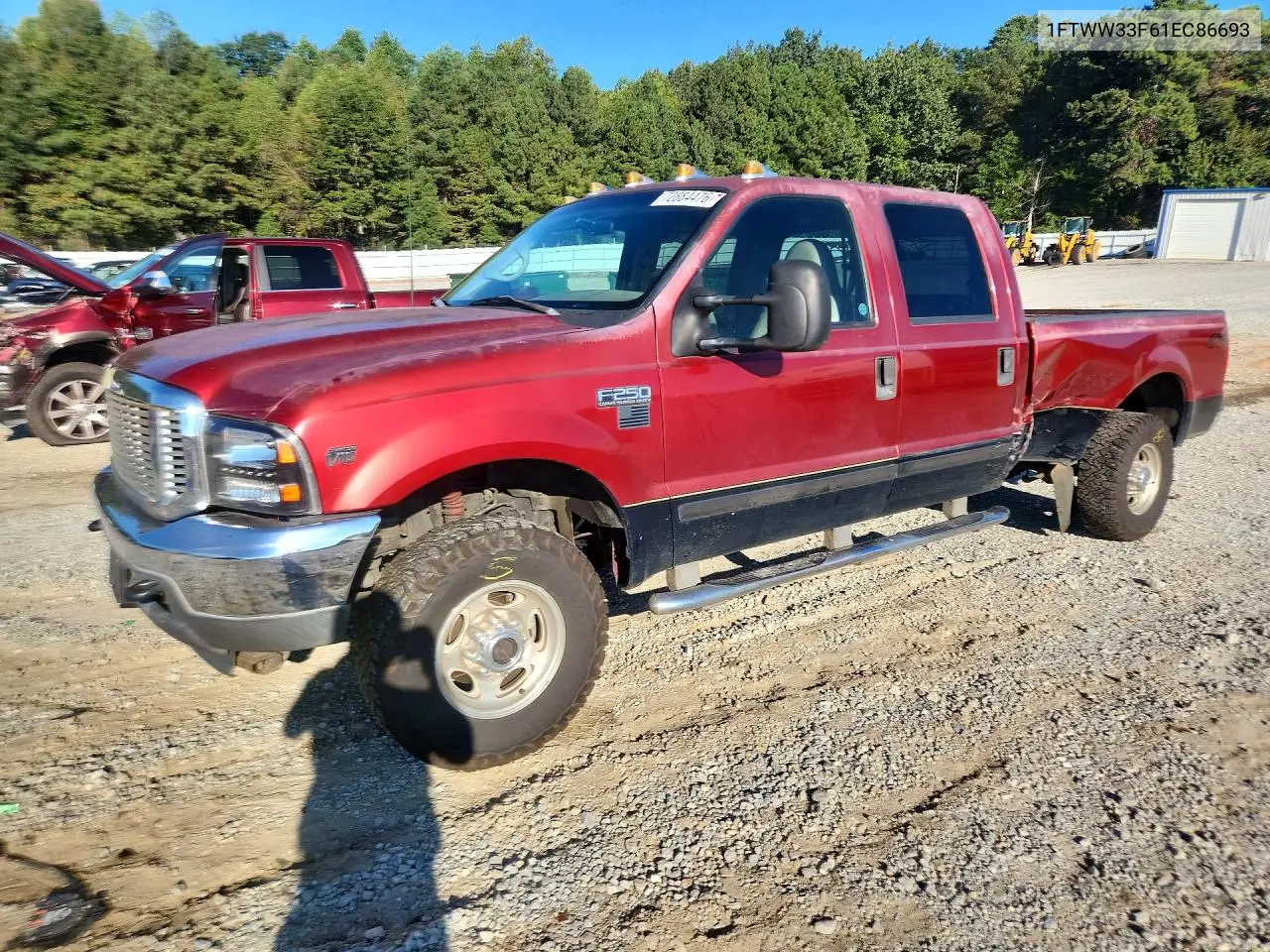 FORD F250 2001, VIN 1FTWW33F61EC86693