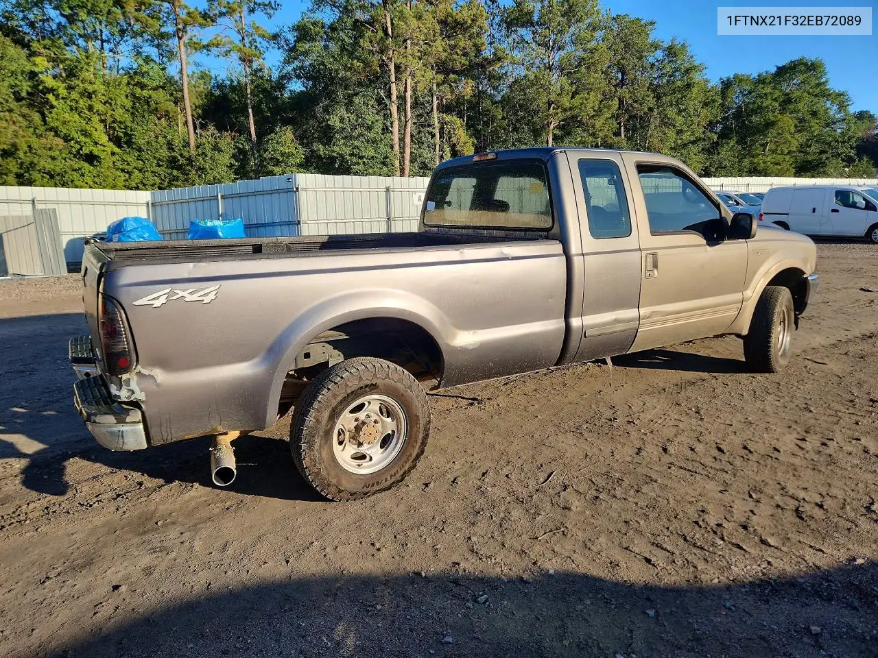 2002 FORD F250 VIN 1FTNX21F32EB72089 — фото 3