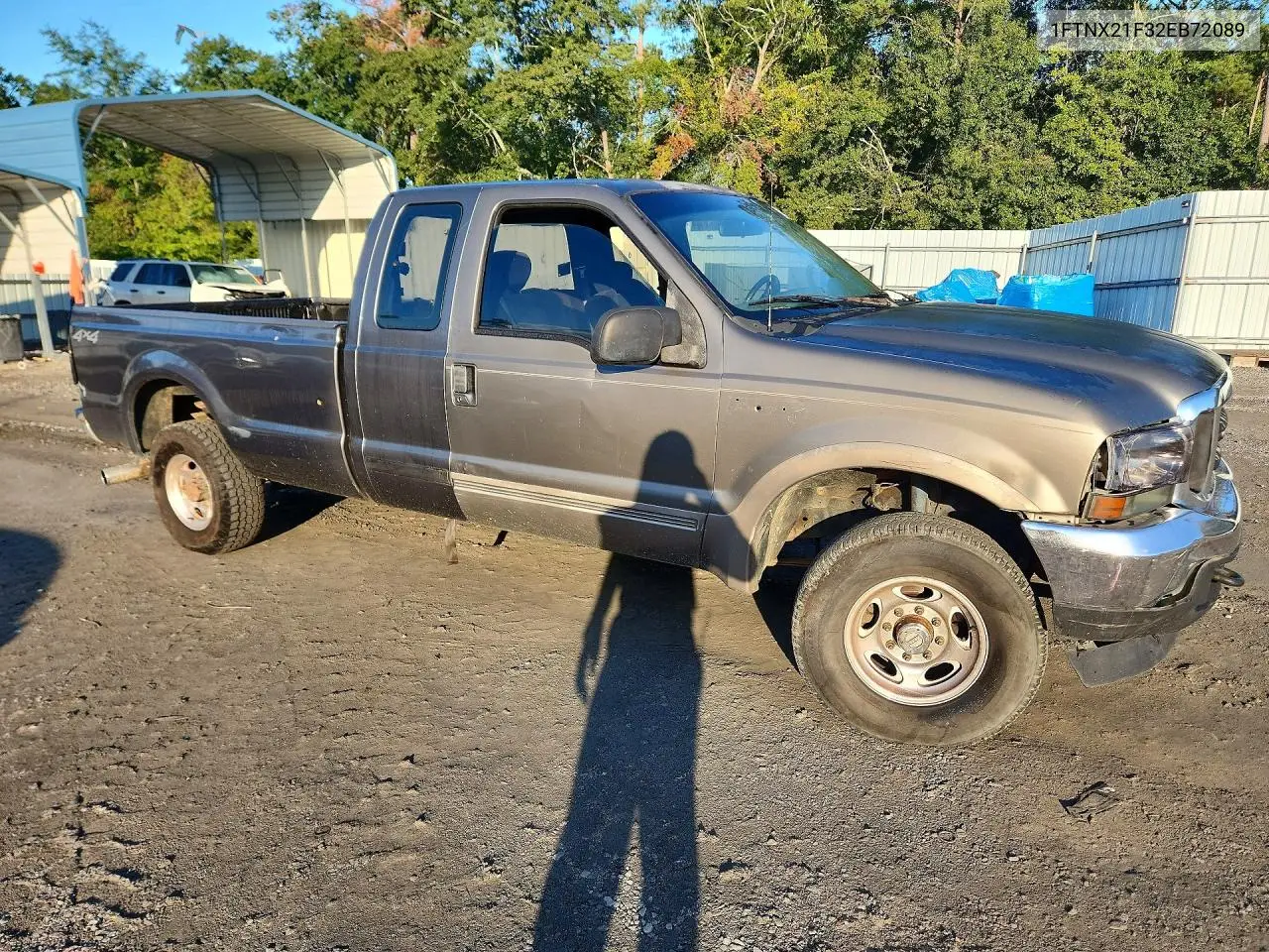 2002 FORD F250 VIN 1FTNX21F32EB72089 — фото 4
